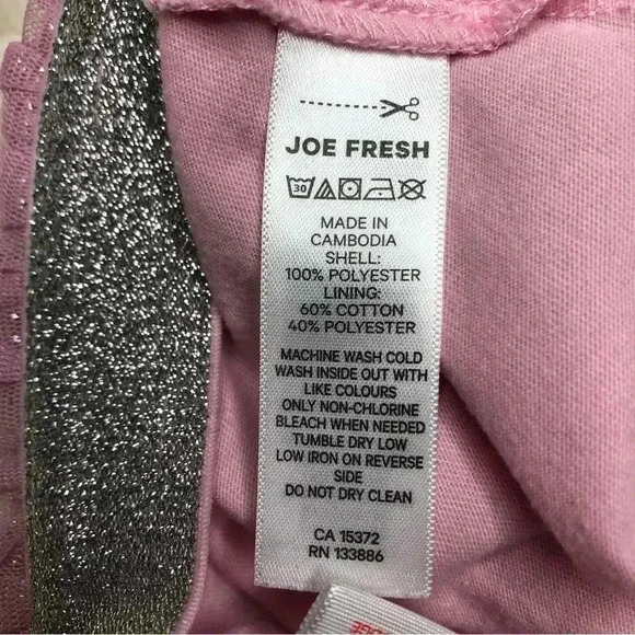 Joe Fresh Skirt Mesh  Sparkly Pink Size 3T - Picture 4 of 16